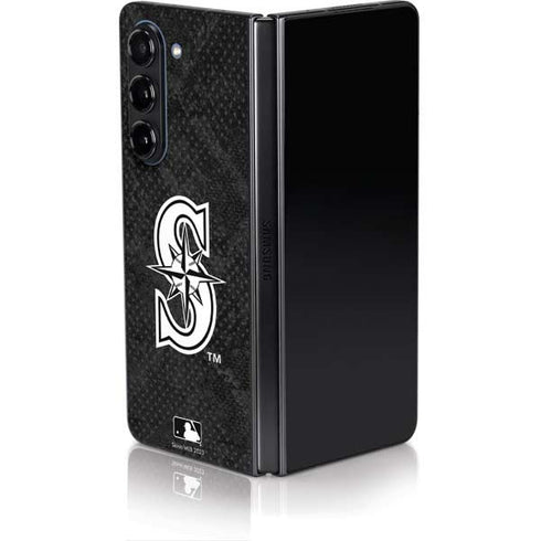 MLB Seattle Mariners Dark Wash Galaxy Z Fold5 5G Skin